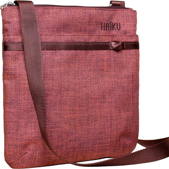 Women's Small Eco-Friendly RFID Blocking Crossbody Travel Bag with 6 Compartment - Picture 2 of 8